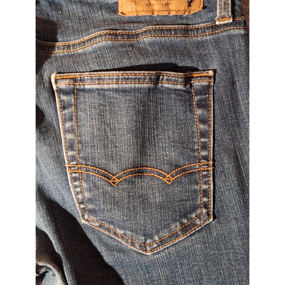 American Eagle Outfitters Extreme Flex Dark Wash Slim Fit Jeans Men's Denim Y2K - Picture 8 of 9